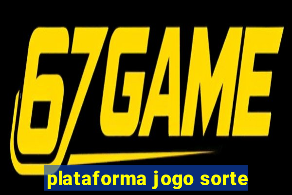 plataforma jogo sorte